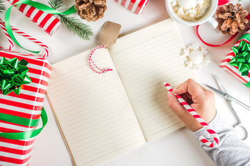 Preparation for Christmas background