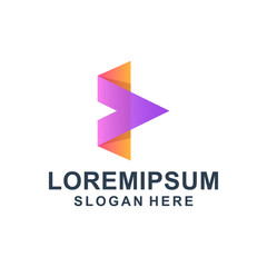 Colorful Abstract Letter E Logo Design