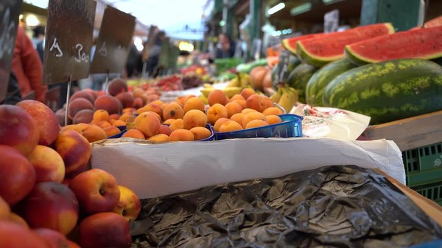 Delicious fruits for sale at local Farmer's Market