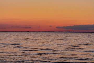 Sunset Waterfront Beach