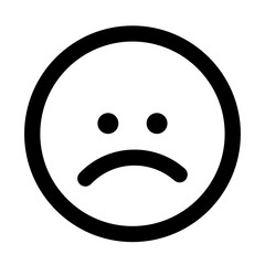 Vecteur icone triste