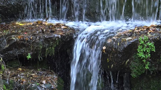 Waterfall in Sofievsky Park, Uman, Ukraine