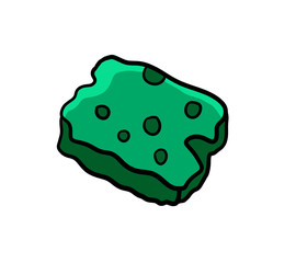 Stylized Green Sponge