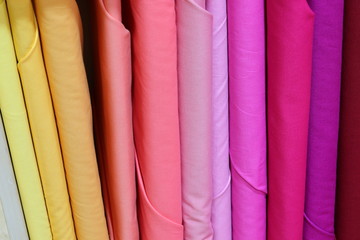 warm tones of fabrics for sale at haberdashery