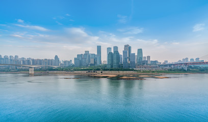 Fototapeta na wymiar Chongqing urban architectural landscape and beautiful skyline..