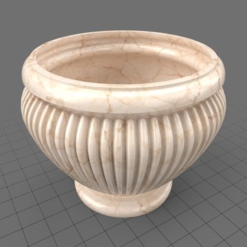 Marble garden urn 5