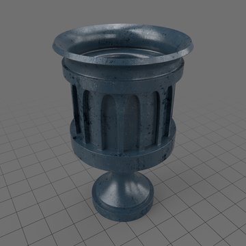 Marble garden urn 3