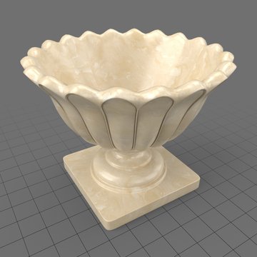 Marble garden urn 1