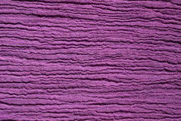  Violet fabric mesh. Rumpled cloth background.