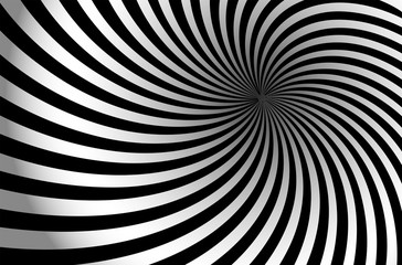 Dotted Halftone Vector Spiral Pattern or Texture