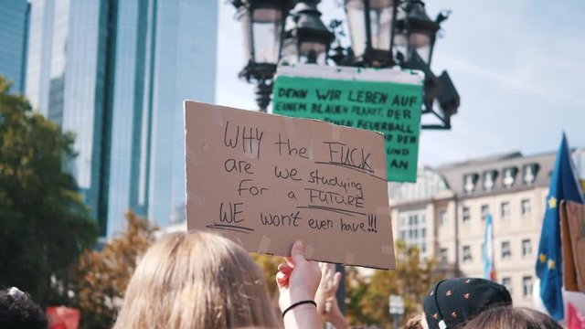World Climate Strike Protests by Fridays for Future in Germany