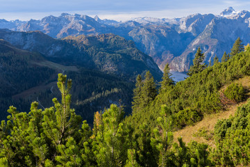 Obraz premium Blick vom Jenner nach Süden im Herbst