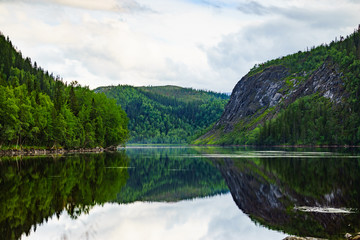 Fototapeta na wymiar Fjord landscape in Norway