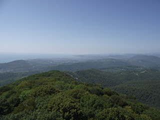 Fototapeta na wymiar panoramic view of the island