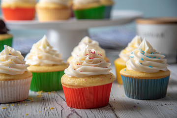 cupcake images in colorful cup