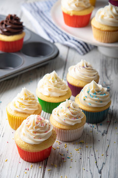 cupcake images in colorful cup