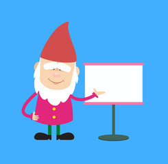 Cute Cartoon Chef - Showing on White Board