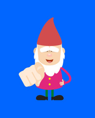 Cute Cartoon Chef - Laughing and Pointing