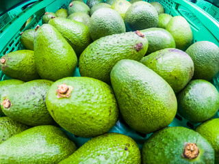 Background with mixed fruit mango for aguacate sauce - seaonal food with vitamins for vegetarian or vegan people-market business concept