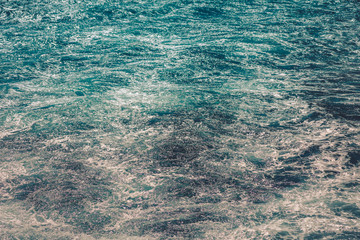 Meer Ozean Meerwasser mit verschiedenen Wasserfarben