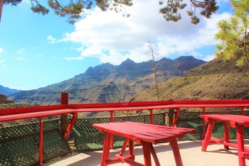 resting place in mountains