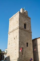 Obraz premium The old medieval towers in Lanciano, Italy