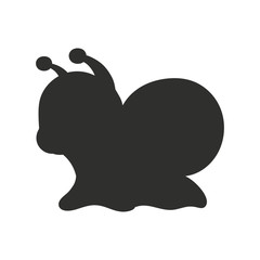 Black silhouette. Vector illustration isolated on white background. Design element. Template for your design, books, stickers, posters, cards, clothes.
