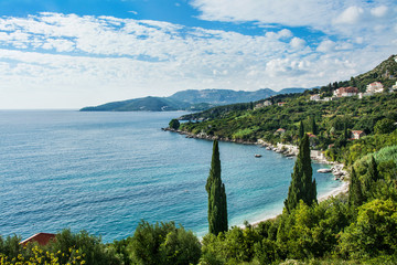 piękna panorama Chorwackiego wybrzeża