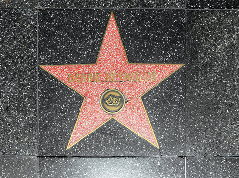 Debbie Reynolds Star On Hollywood Walk Of Fame