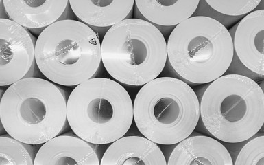 rolls of the industrial paper