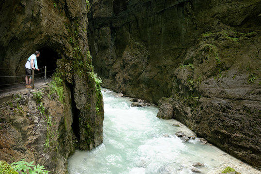 Germany, Bavaria, Werdenfelser Land, Partnach Gorge near Garmisch-Partenkirchen