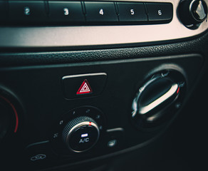 Part of the car dashboard