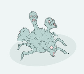 creature with many heads