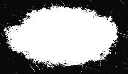 Scratched Frame. Grunge Urban Background Texture Vector. Dust Overlay. Distressed Grainy Grungy Framing Effect. Distressed Backdrop Vector Illustration. EPS 10.