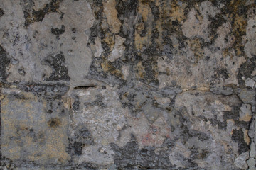 Old cracked wall, background