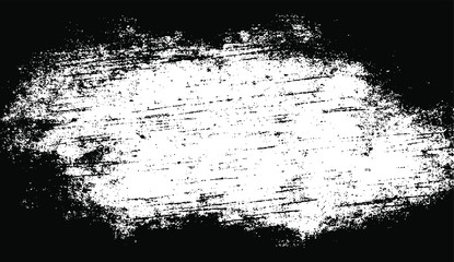 Naklejka premium Scratched Frame. Grunge Urban Background Texture Vector. Dust Overlay. Distressed Grainy Grungy Framing Effect. Distressed Backdrop Vector Illustration. EPS 10.