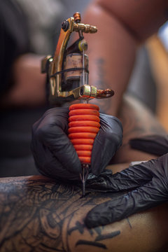 Tattoo machine detail