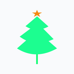 christmas tree on white background