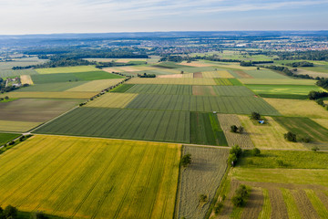Feld - Wald - Wiesen - Luftaufnahme