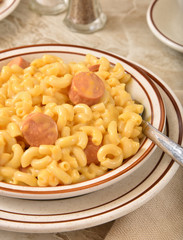 Homemade macaroni and cheesee