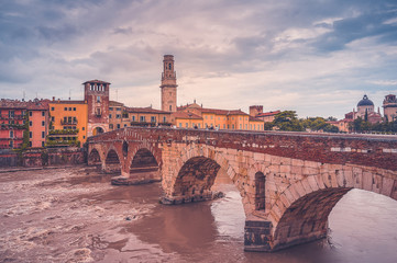 la merveilleuse ville de Verone en Italie