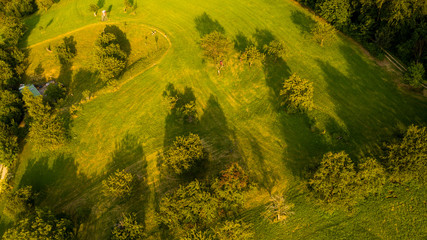 Feld - Wald - Wiesen - Luftaufnahme