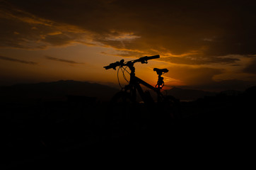 sunset bicycle