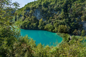 Fototapeta na wymiar Park Narodowy jeziora Plitwickie, Chorwacja, UNESCO 