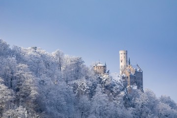 Schloss Lichtenstein im Winter