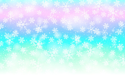 Falling snow background. Vector illustration