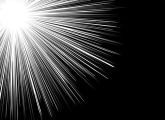 Obraz premium Tło: Intensywna linia komiksowa czarno-czarna