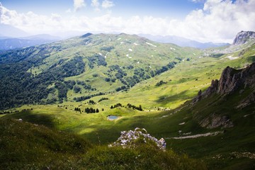 Fototapeta premium горное озеро