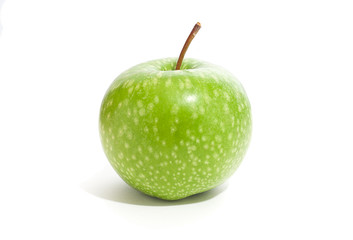 green apple isolated on white background