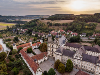 Fototapeta na wymiar Kloster Schöntal - Luftaufnahme